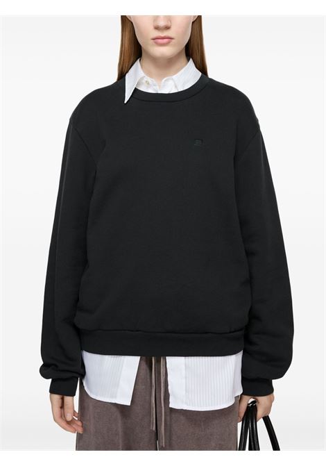 felpa girocollo unisex nera ACNE STUDIOS | CI0187900
